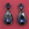 Indo Western Classic Earring with Black Plating