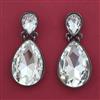 Indo Western Classic Earring with Black Plating