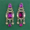 Indo Western Classic Earring with Mehndi Plating