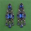 Indo Western Classic Earring with Black Plating