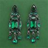 Indo Western Classic Earring with Black Plating