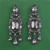 Indo Western Classic Earring with Black Plating