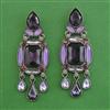 Indo Western Classic Earring with Black Plating