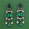 Indo Western Classic Earring with Black Plating