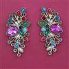 Indo Western Classic Earring with Mehndi Plating