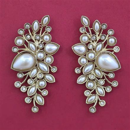 Indo Western Classic Earring with Mehndi Plating