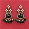 Indo Western Pearl Earring with Mehndi Plating