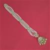 Indo Western Pearl Hair Brooch With Gold Plating