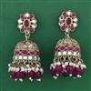 Indo Western Jhumki with Mehndi Plating