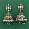 Indo Western Jhumki with Mehndi Plating