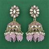 Indo Western Jhumki with Mehndi Plating