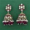 Indo Western Jhumki with Mehndi Plating