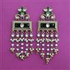 Indo Western Pearl Earring with Mehndi Plating