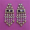 Indo Western Pearl Earring with Mehndi Plating