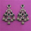 Indo Western Jhumki with Mehndi Plating