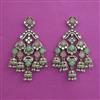 Indo Western Jhumki with Mehndi Plating