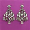 Indo Western Jhumki with Mehndi Plating
