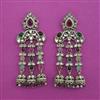 Indo Western Jhumki with Mehndi Plating