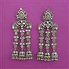 Indo Western Jhumki with Mehndi Plating