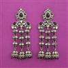 Indo Western Jhumki with Mehndi Plating