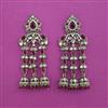 Indo Western Jhumki with Mehndi Plating