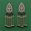 Indo Western Pearl Earring with Mehndi Plating