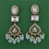 Indo Western Pearl Earring with Mehndi Plating