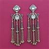 Indo Western Birds Earring with Mehndi Plating