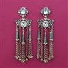 Indo Western Birds Earring with Mehndi Plating