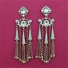 Indo Western Birds Earring with Mehndi Plating