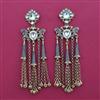 Indo Western Birds Earring with Mehndi Plating