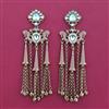 Indo Western Birds Earring with Mehndi Plating