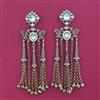Indo Western Birds Earring with Mehndi Plating