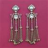 Indo Western Birds Earring with Mehndi Plating