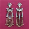 Indo Western Birds Earring with Mehndi Plating