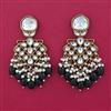 Indo Western Pearl Earring with Mehndi Plating