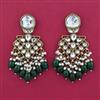Indo Western Pearl Earring with Mehndi Plating