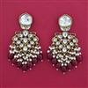 Indo Western Pearl Earring with Mehndi Plating