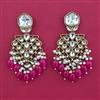 Indo Western Pearl Earring with Mehndi Plating