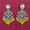Indo Western Pearl Earring with Mehndi Plating