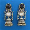 Indo Western Jhumki with Mehndi Plating