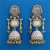 Indo Western Jhumki with Mehndi Plating