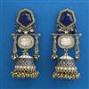 Indo Western Jhumki with Mehndi Plating