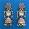 Indo Western Jhumki with Mehndi Plating