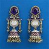 Indo Western Jhumki with Mehndi Plating