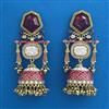 Indo Western Jhumki with Mehndi Plating