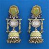Indo Western Jhumki with Mehndi Plating