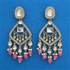 Indo Western Pearl Earring with Mehndi Plating