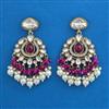 Indo Western Pearl Earring with Mehndi Plating