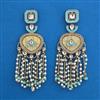 Indo Western Pearl Earring with Mehndi Plating